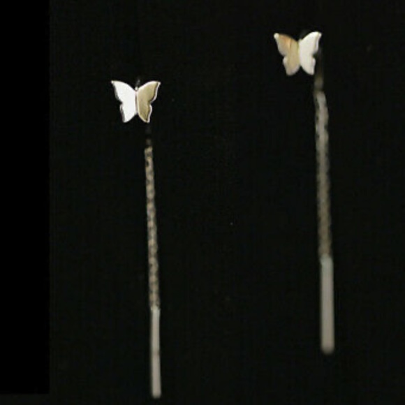 New Sterling silver butterfly earrings - Picture 8 of 8